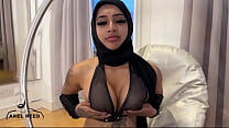 arabian muslim girl with hijab fucked hard by with muscle man